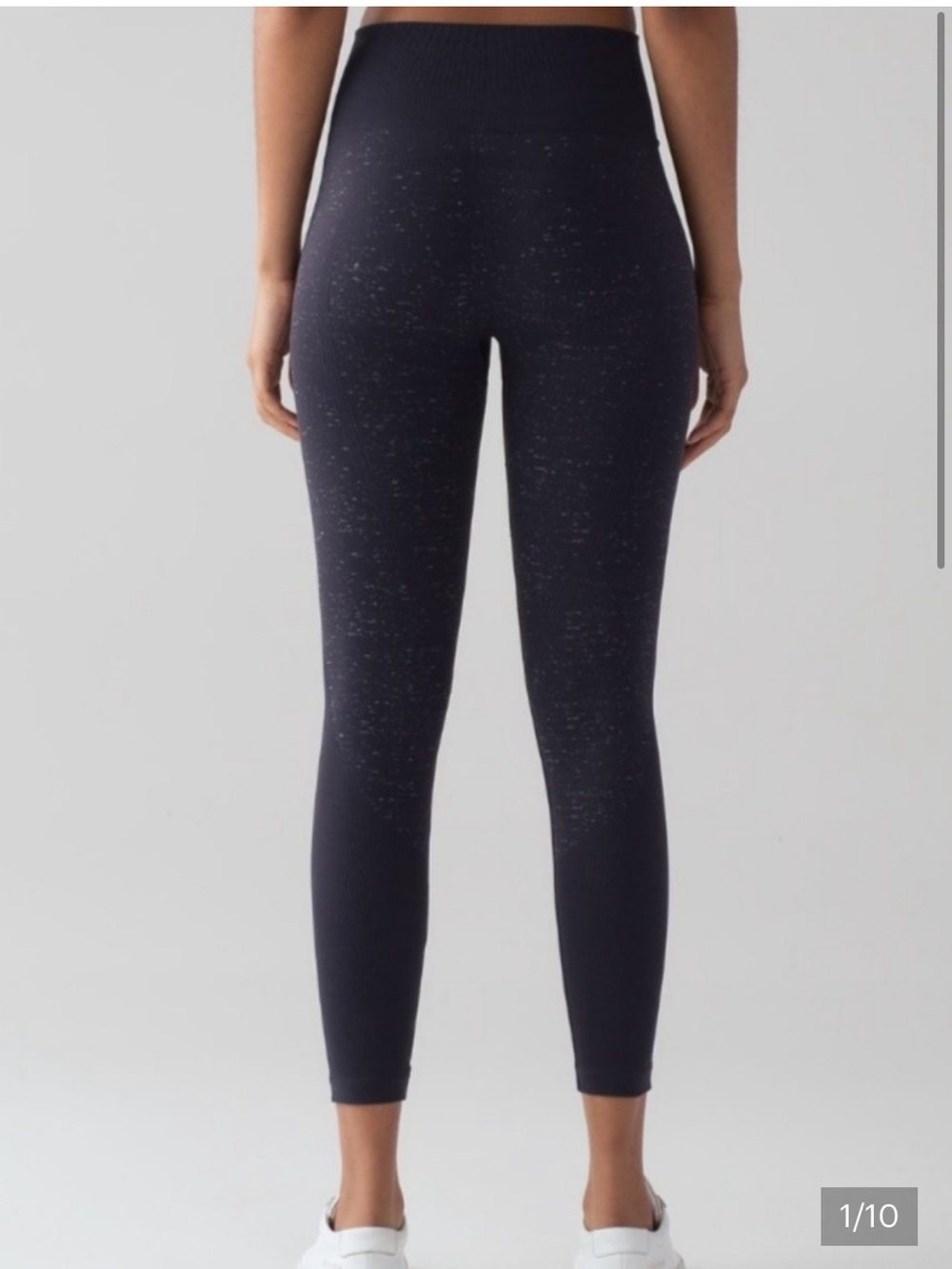 lululemon athletica Black Speckle Ankle Leggings